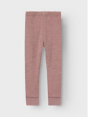 NMFWYLA WOOL/VIS LEGGING - ANTLER