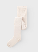 NKFWAKMA WOOL CABLE PANTYHOSE - SNOW WHITE