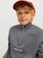 JORVESTERBRO SWEAT QUARTER ZIP IRON GATE