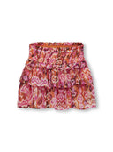 KMGZABELLA-METTE SMOCK SKIRT - RUSSET ORANGE