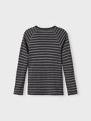 NKMWANG WOOL NEEDLE LS TOP STRIPE
