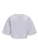 KOGFAVE S/S SHORT SWT KIDS LIGHT GREY MELANGE