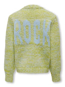 KOGALLYSSA LIFE LS TWIST OPEN CARDI KNT KIDS CITRONELLE