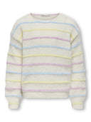 KOGNORDIC LIFE LS O-NECK CP KNT KIDS BIRCH/OPEN AIR