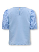 KOGNINNA LIFE 2/4 BROD. ANG.SLEEVE UB SWT KIDS OPEN AIR/DMT BRODER