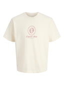 JORDIA GRAPHIC FRONT TEE SS CREW JNR ANTIQUE WHITE