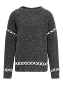 KOGAMANDA LIFE LS O- NECKDETAIL CS KNIT