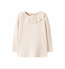 NMFOSOPHIA LS SLIM TOP LIL - CAMEO ROSE