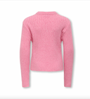 KOGJEANETT LIFE LS RIB O-NECK KNT SEA PINK