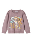 NMFMESSE PAW LS SWEAT UNB CPLG PURPLE DOVE