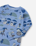 THERMAL BASE LAYER SET MOOMIN  TRIVSAM - AIRY BLUE