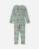 THERMAL BASE LAYER SET MOOMIN - AIRY GREEN