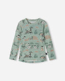 THERMAL BASE LAYER SET MOOMIN - AIRY GREEN