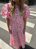 YASCOLEA SS ANKLE DRESS PRISTINE DONNA
