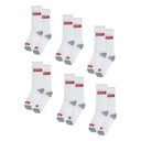 LHN BOX TAB HIGH CUT 6 PK - WHITE