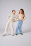 KOGNORDIC LIFE LS O-NECK CP KNT KIDS BIRCH/OPEN AIR