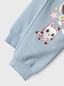 NMFJYLA GABBY SWE PANT UNB SKY - DUSTY BLUE