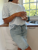 VIKAJA JAF DENIM SKIRT LIGHT BLUE DENIM