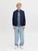 JJESOHO TEE SS CREW NECK JNR - BLUE MIRAGE