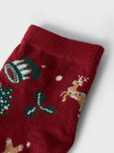 NKNVISMAS SOCK - JESTER RED