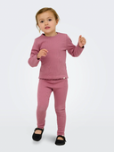 KMGTRINNY SLD LS ONECK TOP JRS - HEATHER ROSE