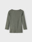NMMWANG WOOL NE.LS TOP SOLID - BEETLE