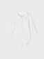 NBMHOLGER LS POLO BODY BRIGHT WHITE