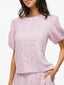VISOPHIA O-NECK 2/4 TOP/DC WINSOME ORCHID