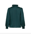 VILUTTO L/S FRILL SHIRT - PONDEROSA PINE