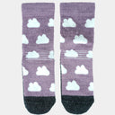 ULLSOKK M/FROTESÅLE BARN FIOL