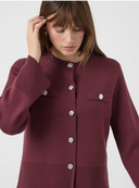 YASPIMI LS KNIT CARDIGAN - PORT ROYALE
