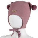 KNYTELUE BOMULL ROSA M/LOGO