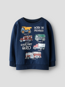 NMMORSON TONKA NREG SWEAT BRU - NAVY BLAZER