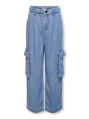 KOGSAFARI CARGO WIDE DNM QYT MEDIUM BLUE DENIM