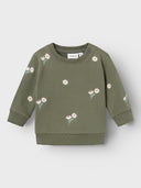 NBFNOWA LS SWEAT BRU MULLED BASIL