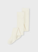 NKNPANTYHOSE RIB 2P WHITE ALYSSUM