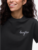VINORA S/S T-SHIRT - BLACK BEAUTY BONJOUR