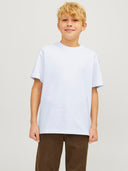 JJEURBAN EDGE TEE SS O-NECK NOOS JNR WHITE