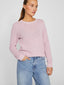 VIDALO O-NECK L/S KNIT TOP WINSOME ORCHID