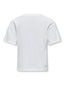 KOGBLINIS LIFE S/S LOOSE TOP CLOUD DANCER/LEMONS