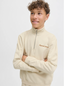 JORNORREBRO EMB SWEAT HIGH NECK JNR ANTIQUE WHITE