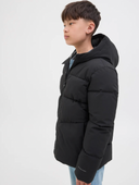 JJGLOBAL PUFFER JACKET JNR BLACK