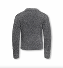 KOGPIUMO GLITTER L/S O- NECK KNIT BLACK