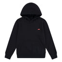 PO-PULL-OVER HOODY  BLACK