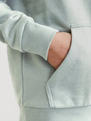 JJECALEB VARISITY SWEAT HOOD JNR ICEBERG GREEN/LOOSE