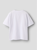 NKFLANICA SS NREG TOP - BRIGHT WHITE