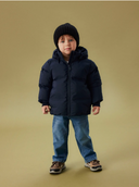 NMNMUSK PUFFER JACKET - NAVY BLAZER