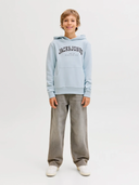 JJECALEB VARSITY SWEAT HOOD JNR - CELESTIAL BLUE