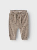 NBNNALWIN VEL PANT WEATHERED TEAK