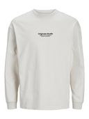 JORVESTERBRO TEE LS CREW NECK - MOONBEAM